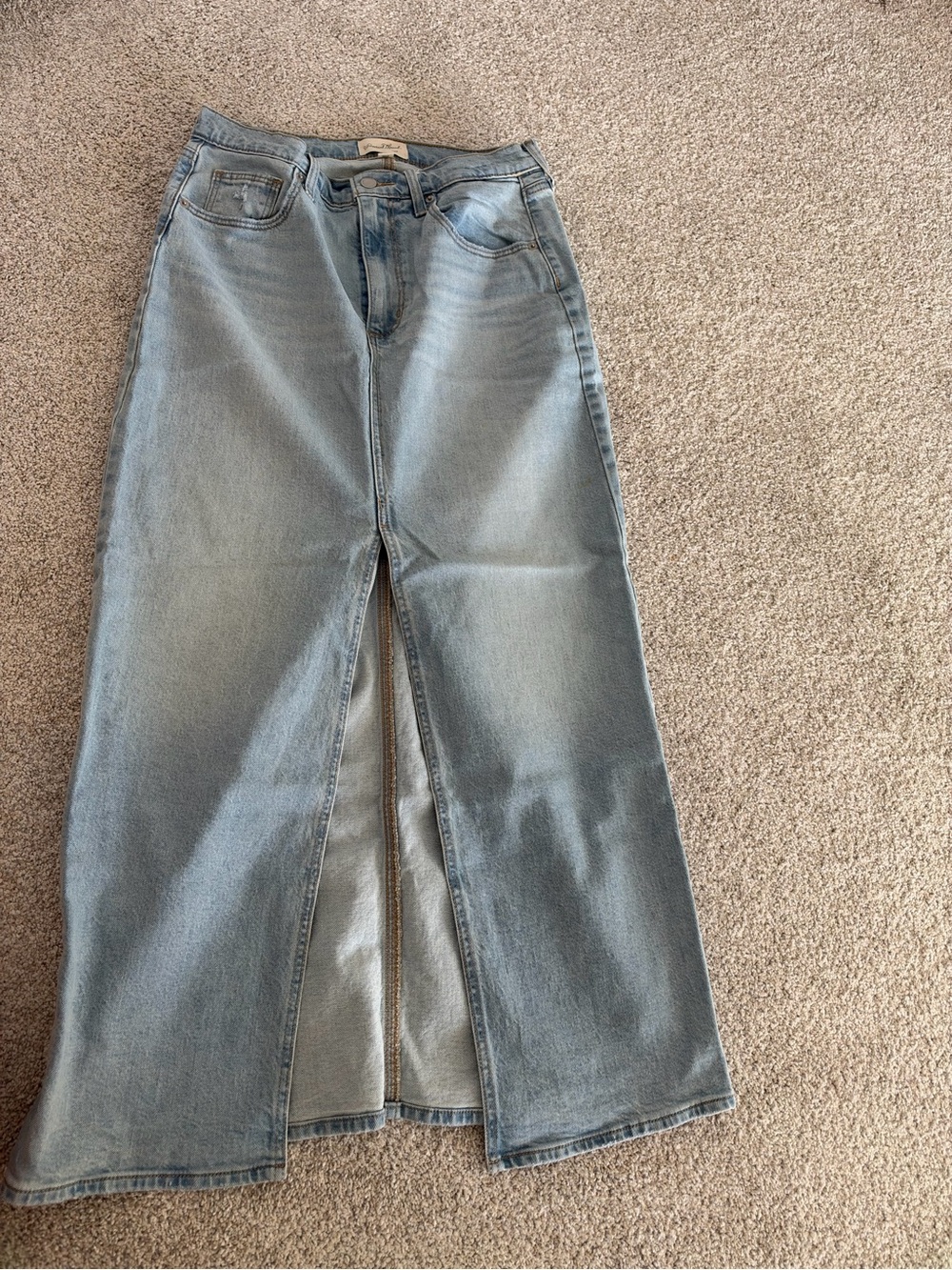 Universal Thread Denim Midi Skirt